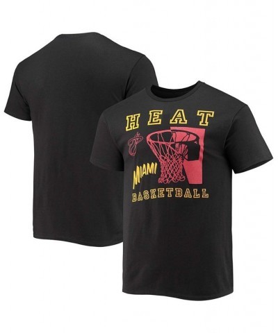 Men's Black Miami Heat Slam Dunk T-shirt $15.04 T-Shirts