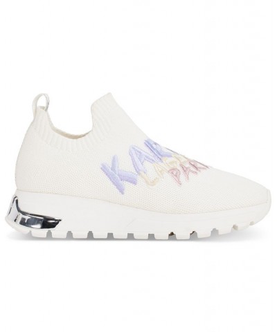 Mirren Embroidered Slip-On Sneakers White $44.70 Shoes