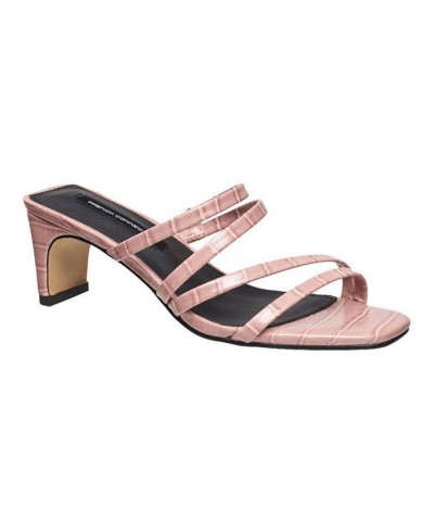 Women's Parker Heeled Sandals Pink $41.16 Shoes