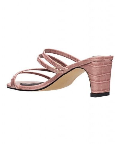 Women's Parker Heeled Sandals Pink $41.16 Shoes