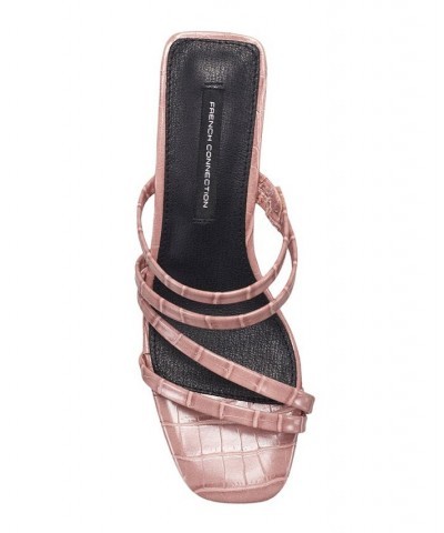 Women's Parker Heeled Sandals Pink $41.16 Shoes