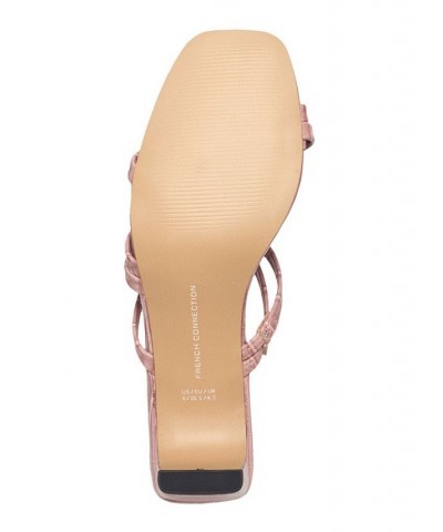 Women's Parker Heeled Sandals Pink $41.16 Shoes