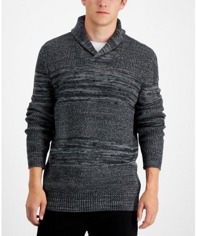 Men's Shawl-Collar Sweater Black $13.97 Sweaters