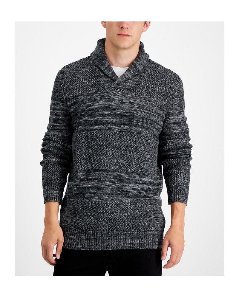 Men's Shawl-Collar Sweater Black $13.97 Sweaters