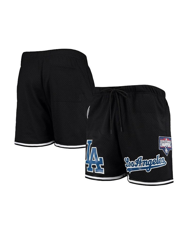 Men's Black Los Angeles Dodgers 2020 World Series Mesh Shorts $40.70 Shorts