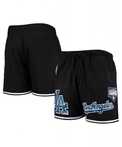 Men's Black Los Angeles Dodgers 2020 World Series Mesh Shorts $40.70 Shorts