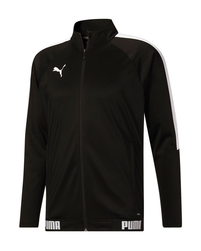 Men's Speed Moisture-Wicking Full-Zip Track Jacket Black $36.40 Jackets