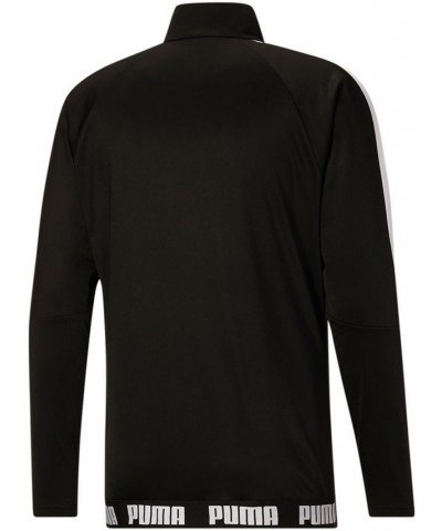 Men's Speed Moisture-Wicking Full-Zip Track Jacket Black $36.40 Jackets