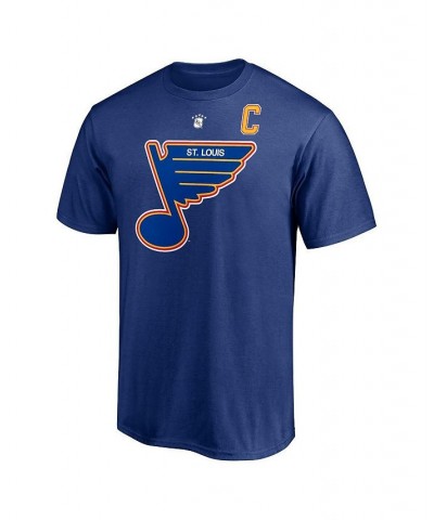 Men's Branded Brett Hull Blue St. Louis Blues Authentic Stack Retired Player NickName and Number T-shirt $19.35 T-Shirts