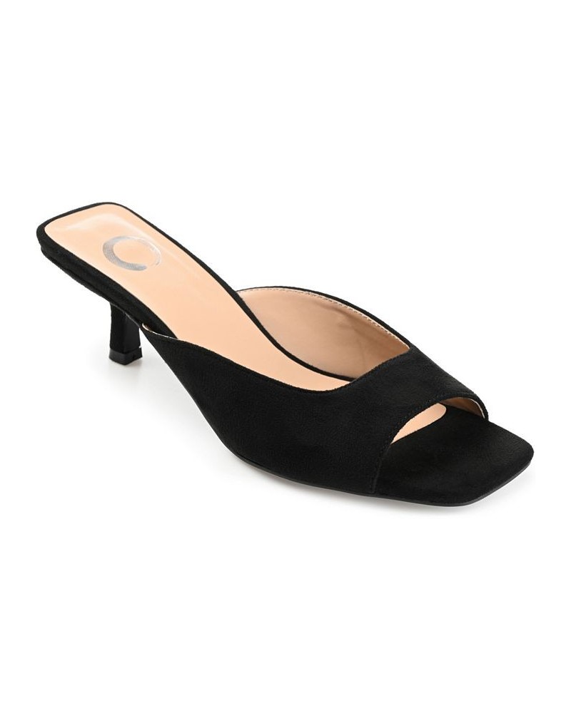 Women's Larna Slip-on Heels PD01 $48.00 Shoes