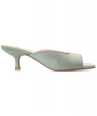 Women's Larna Slip-on Heels PD01 $48.00 Shoes