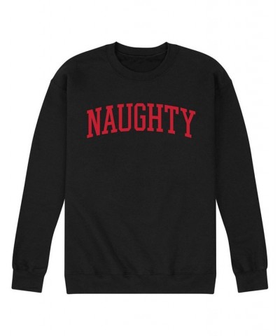 Men's Naughty Fleece T-shirt Black $27.50 T-Shirts