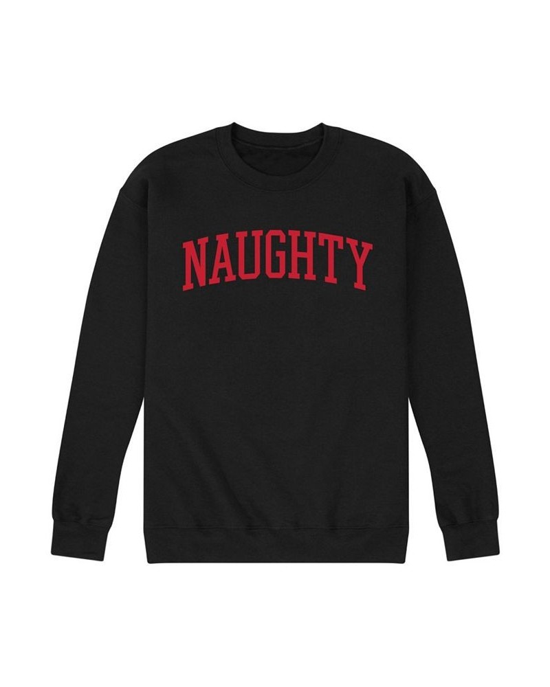 Men's Naughty Fleece T-shirt Black $27.50 T-Shirts