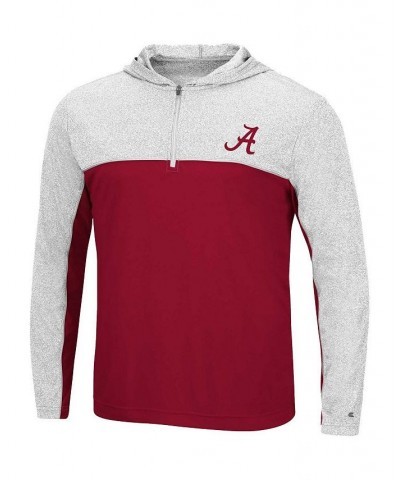 Men's Crimson Alabama Crimson Tide Flick Quarter-Zip Hoodie Windshirt $28.80 Sweatshirt