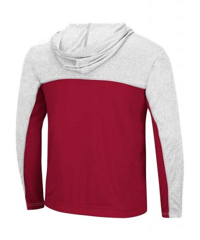 Men's Crimson Alabama Crimson Tide Flick Quarter-Zip Hoodie Windshirt $28.80 Sweatshirt