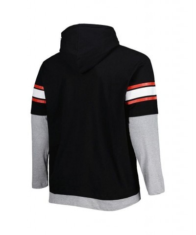 Men's Black San Francisco Giants Big and Tall Twofer Pullover Hoodie $39.74 Sweatshirt