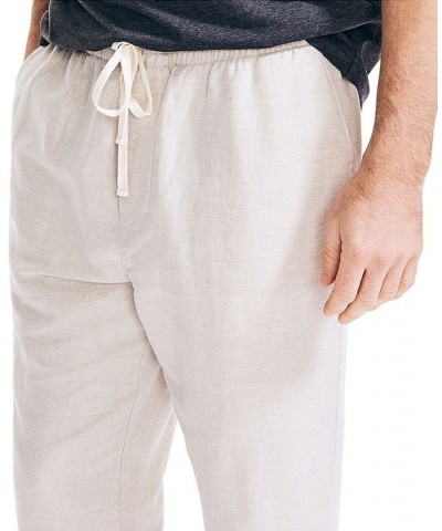 Men's Classic-Fit Elastic Drawstring Linen Pant PD02 $26.65 Pants