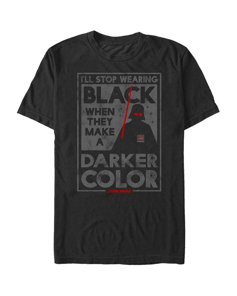 Men's Stop Wearing Black Short Sleeve Crew T-shirt Black $14.70 T-Shirts