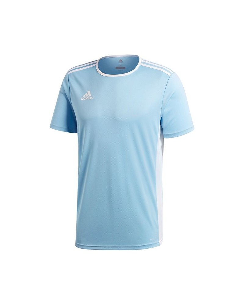 Men's Entrada ClimaLite Soccer Shirt Clear Blue/White $13.25 T-Shirts