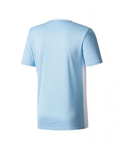 Men's Entrada ClimaLite Soccer Shirt Clear Blue/White $13.25 T-Shirts