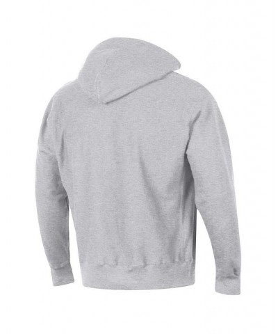 Men's Heathered Gray Minnesota North Stars Reverse Weave Pullover Hoodie $28.00 Sweatshirt