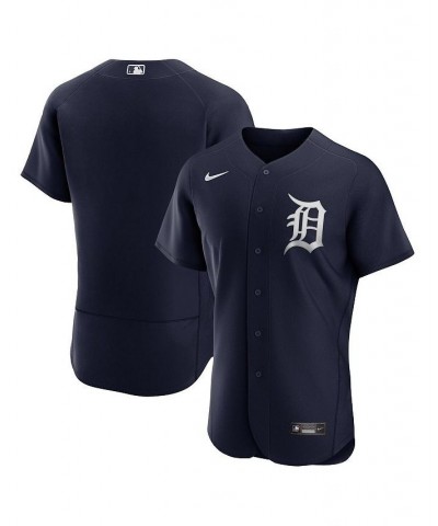 Men's Navy Detroit Tigers Alternate Logo Authentic Team Jersey $84.00 Jersey