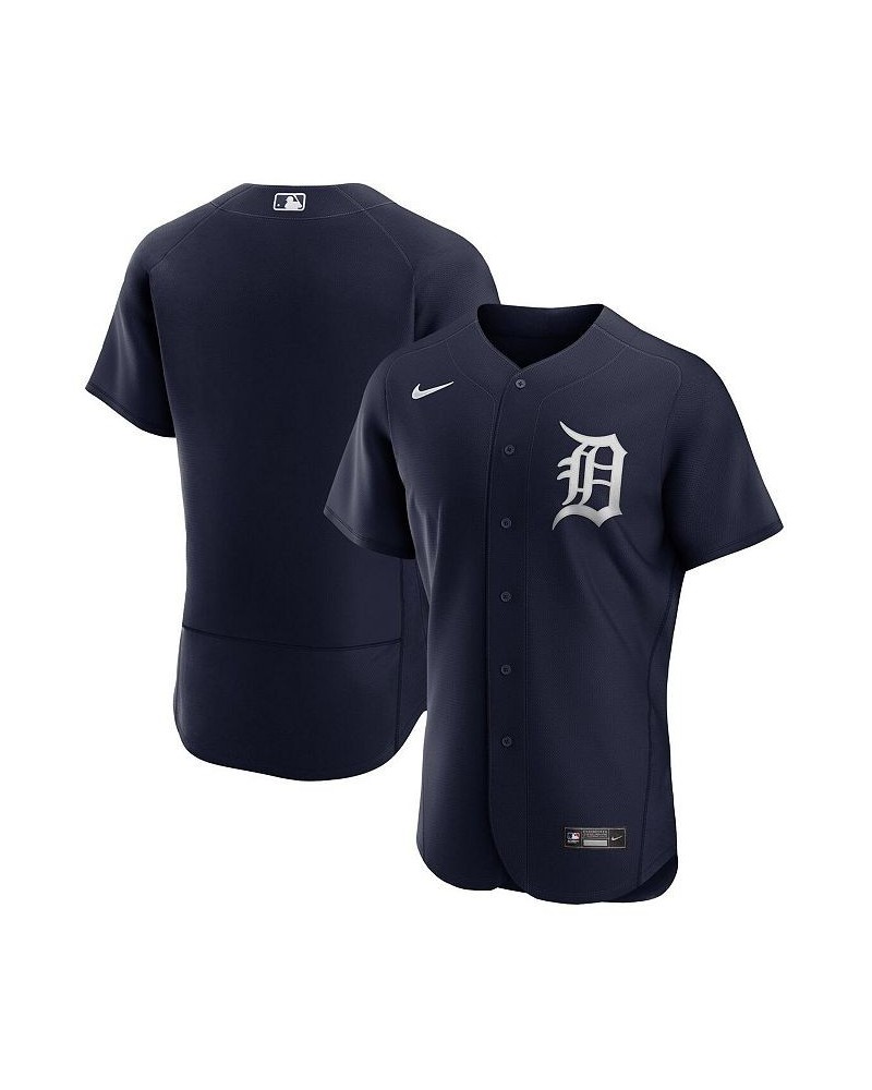 Men's Navy Detroit Tigers Alternate Logo Authentic Team Jersey $84.00 Jersey