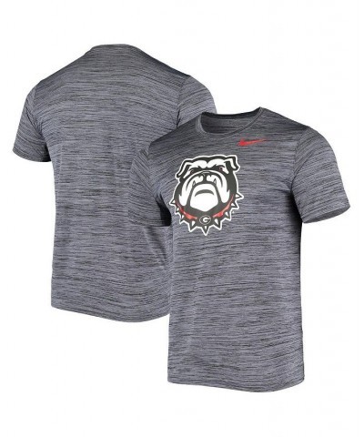 Men's Black Georgia Bulldogs Logo Velocity Legend Performance T-shirt $26.40 T-Shirts