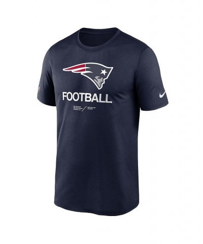 Men's Navy New England Patriots Infographic Performance T-shirt $24.00 T-Shirts