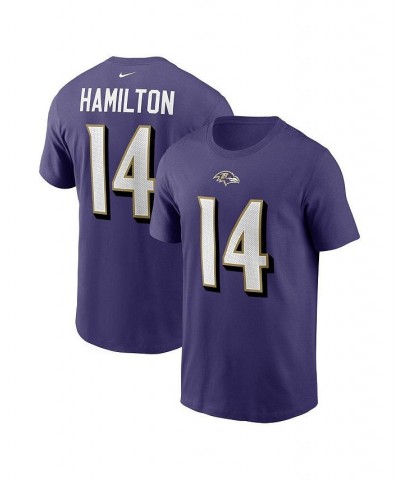 Men's Kyle Hamilton Purple Baltimore Ravens 2022 NFL Draft First Round Pick Player Name & Number T-shirt $20.50 T-Shirts