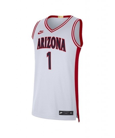 Men's 1 White Arizona Wildcats Limited Retro Jersey $49.20 Jersey