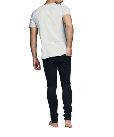 Men's Super Skinny Denim Jeans Black $34.19 Jeans