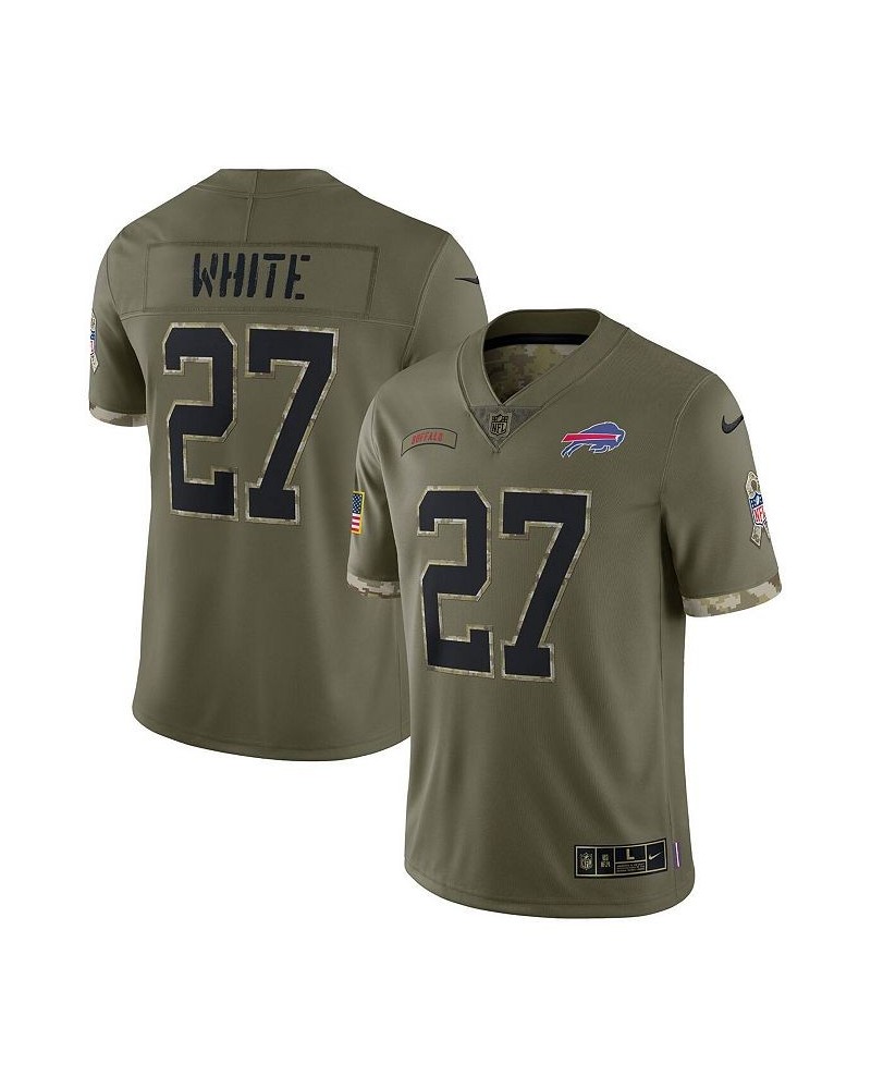 Men's Tre'Davious White Olive Buffalo Bills 2022 Salute To Service Limited Jersey $63.64 Jersey