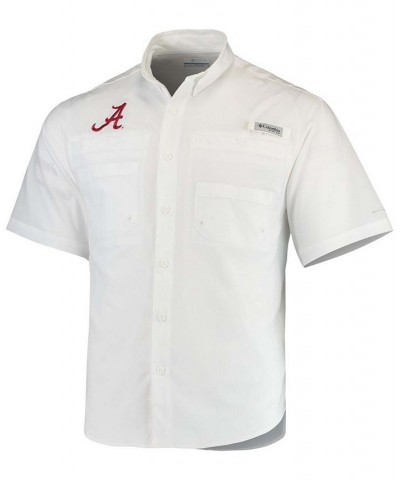 Men's White Alabama Crimson Tide Tamiami Shirt $28.60 Shirts