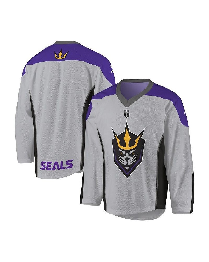 Men's Gray, Purple San Diego Seals Replica Jersey $45.00 Jersey