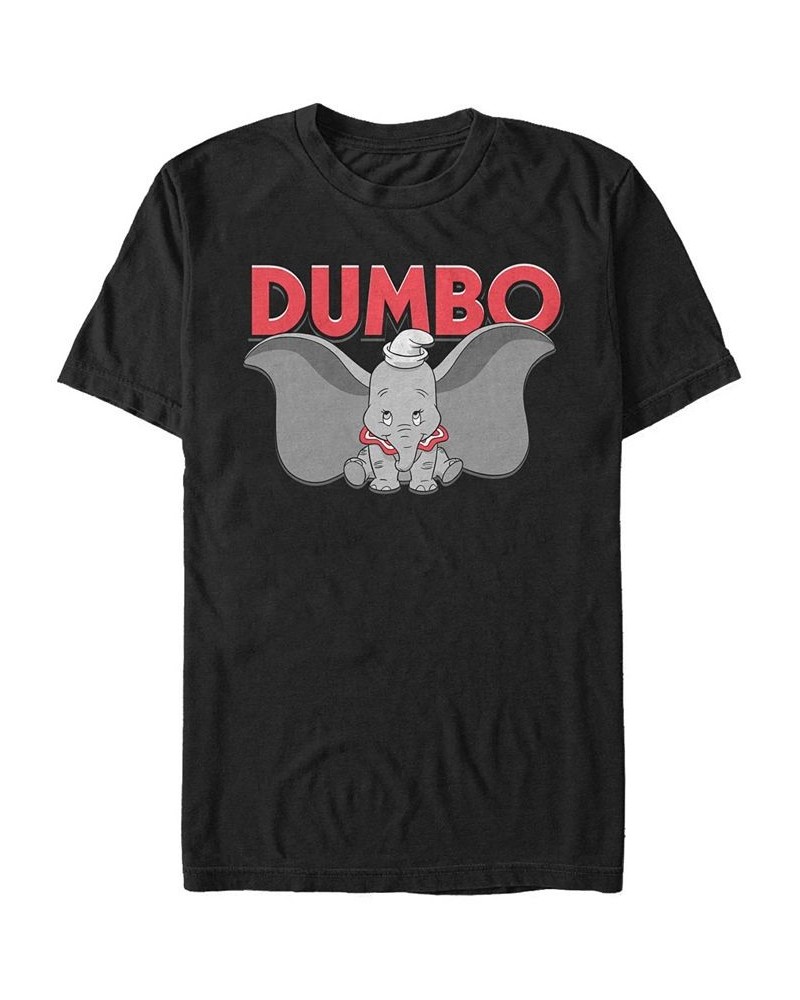 Men's Dumbo Is Dumbo Short Sleeve T-Shirt Black $16.45 T-Shirts