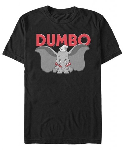 Men's Dumbo Is Dumbo Short Sleeve T-Shirt Black $16.45 T-Shirts