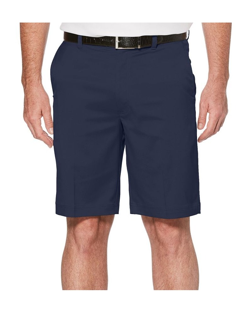 Men's Flat Front Active Waistband Shorts Blue $16.92 Shorts