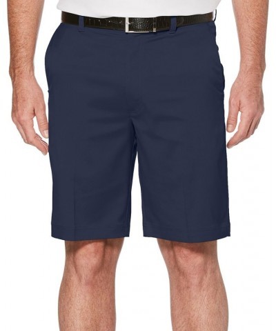 Men's Flat Front Active Waistband Shorts Blue $16.92 Shorts