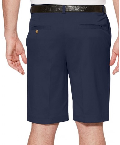 Men's Flat Front Active Waistband Shorts Blue $16.92 Shorts