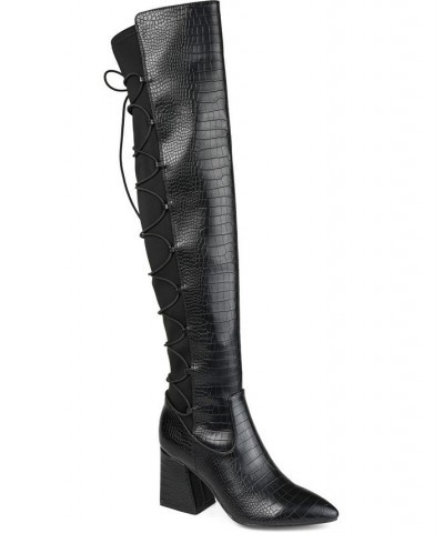 Women's Valorie Extra Wide Calf Boots PD04 $51.00 Shoes