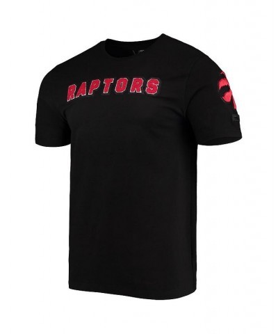 Men's Black Toronto Raptors Chenille T-shirt $23.46 T-Shirts