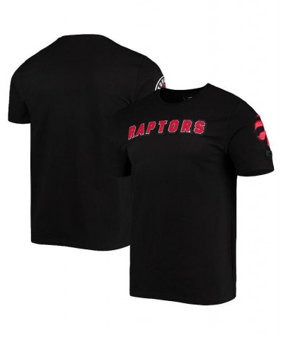 Men's Black Toronto Raptors Chenille T-shirt $23.46 T-Shirts