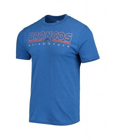 Men's Heathered Charcoal, Royal Boise State Broncos Meter T-shirt and Pants Sleep Set $36.39 Pajama