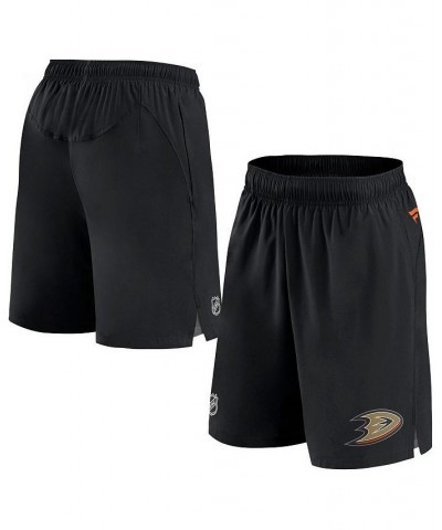 Men's Branded Black Anaheim Ducks Authentic Pro Rink Shorts $37.50 Shorts