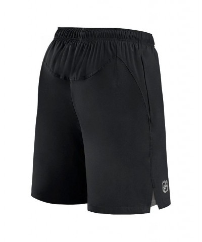 Men's Branded Black Anaheim Ducks Authentic Pro Rink Shorts $37.50 Shorts