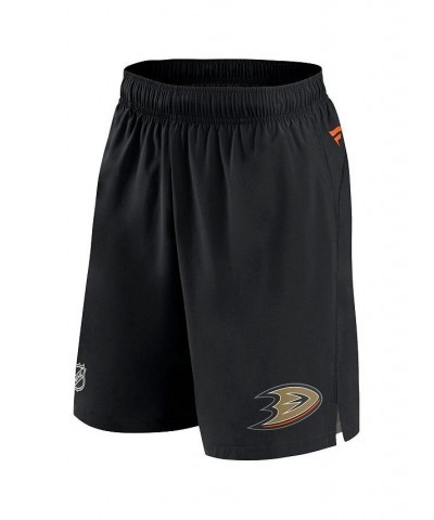 Men's Branded Black Anaheim Ducks Authentic Pro Rink Shorts $37.50 Shorts