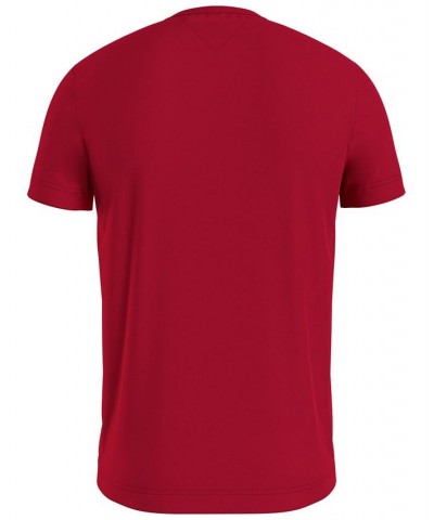 Men's Round All Logo Graphic Slim-Fit T-Shirt Red $19.68 T-Shirts