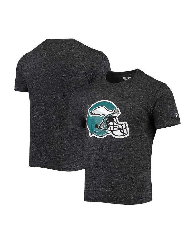 Men's Heathered Black Philadelphia Eagles Alternative Logo Tri-Blend T-shirt $21.59 T-Shirts