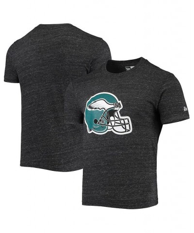 Men's Heathered Black Philadelphia Eagles Alternative Logo Tri-Blend T-shirt $21.59 T-Shirts